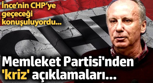 Muharrem İnce’nin CHP’ye geçeceği konuşuluyordu...