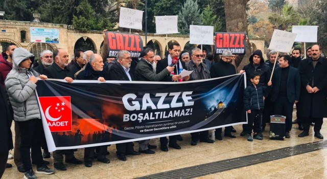 Saadet Partisi Şanlıurfa İl Başkanı Halil Yiğit: "Gazze'yi Kimse Teslim Alamaz"