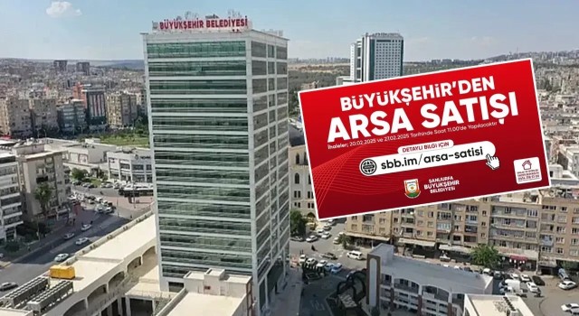 Şanlıurfa Büyükşehir Belediyesi Arsa Satış İhalesi!