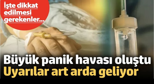 Sarı Serum Ölüme Neden Olabilir! Uzmanlardan Peş Peşe Uyarılar