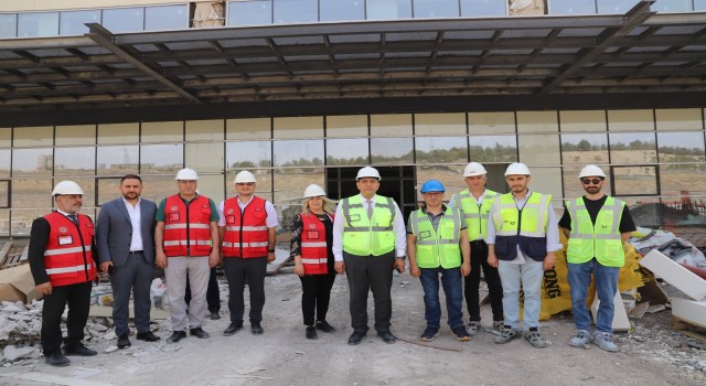 Şehir Hastanesi’nde Son Durum Yerinde İncelendi