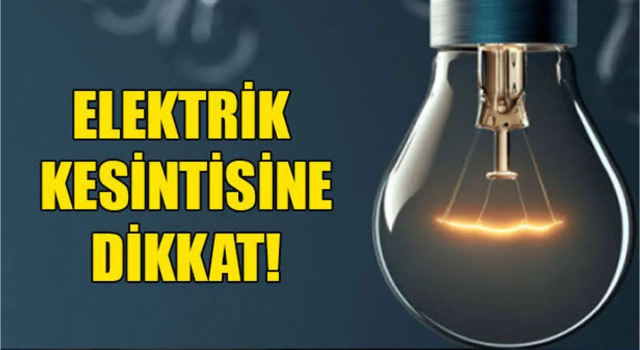 Şanlıurfa ve İlçelerinde Planlı Elektrik Kesintisi