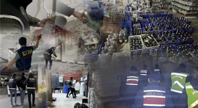 81 İlde Sahte ve Kaçak Alkole Büyük Darbe