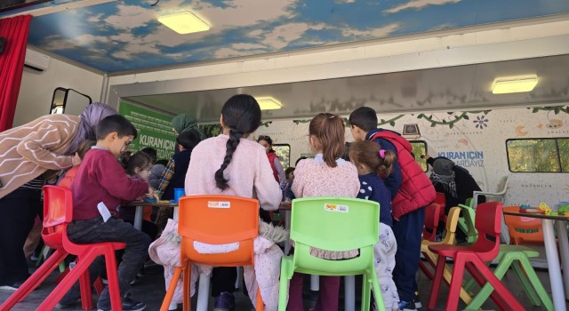 Mobil Kur’an Kursu Şanlıurfa’da Çocuklarla Buluştu