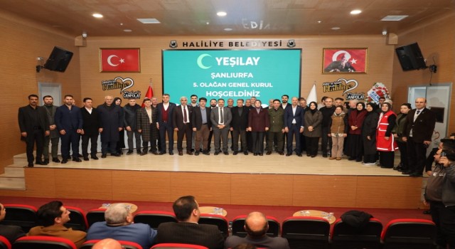 Yeşilay Şanlıurfa Şubesi 5. Olağan Genel Kurulu Gerçekleştirildi