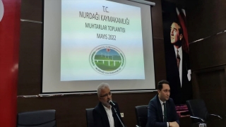 Nurdağı’nda muhtarlar toplantısı düzenlendi