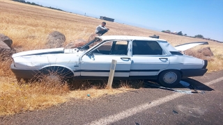 Şanlıurfa’da şarampole devrilen otomobildeki 7 kişi yaralandı