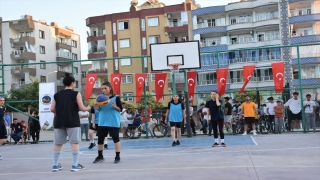 Siirt’te sokak basketbolu turnuvası