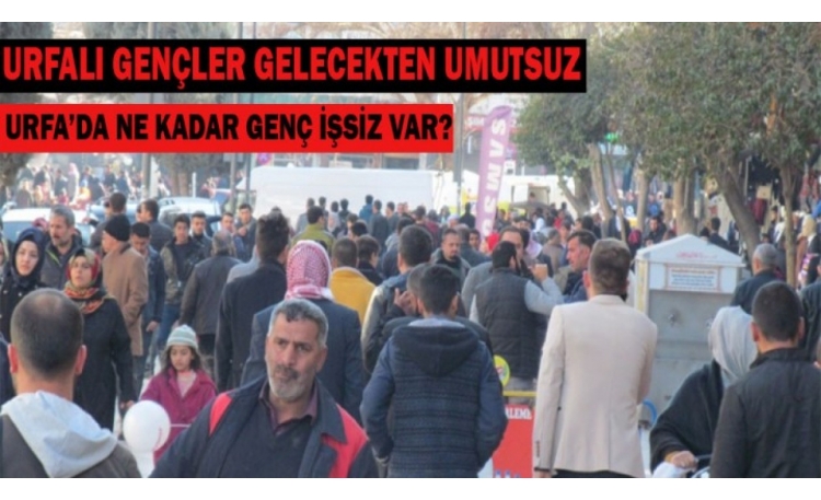 Nedir bu Urfa’daki işsizlik!