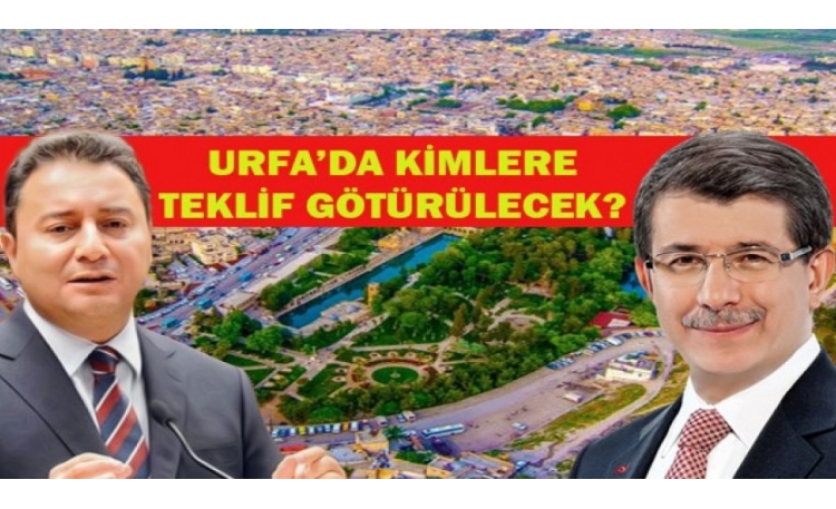 Babacan-Davutoğlu-Şanlıurfa üçgeni