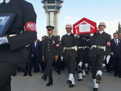 Şehit Erdoğan Türkel için tören düzenlendi