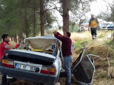 Ceylanpınar'da kaza! 1 ölü, 2 yaralı