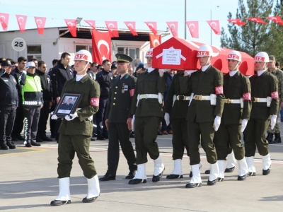 Şehit uzman çavuş memleketine uğurlandı