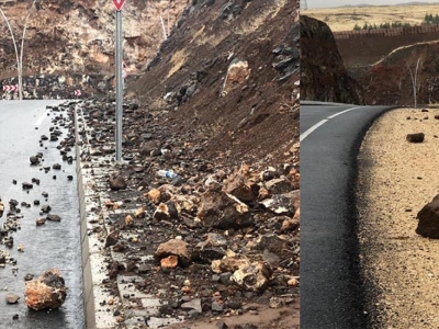 Urfa’da taşlar yola savruldu