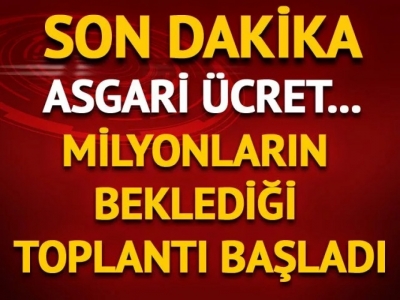 Asgari Ücret Tespit Komisyonu ikinci kez toplandı