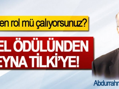 Madem Aleyna Tilki'ye ödül verdiniz öyleyse Adnan Oktar'ı da bırakın