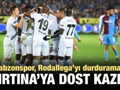 Trabzon fırtınaya tutuldu