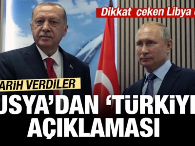 Kremlin'den son dakika Türkiye açıklaması