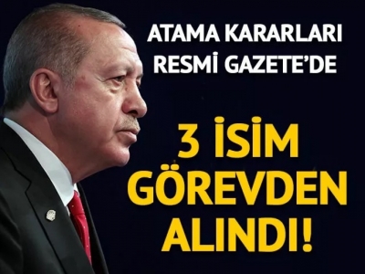 Cumhurbaşkanı Erdoğan'ın imzasıyla yayımlandı! Flaş atama kararı!