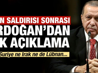 İran saldırısı sonrası Erdoğan'dan son dakika açıklaması