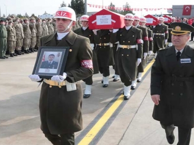 Şehitlerimiz memleketlerine Urfa’dan uğurlandı