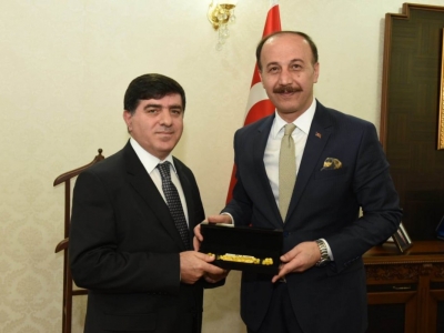 Karahocagil, Vali Erin'i ziyaret etti