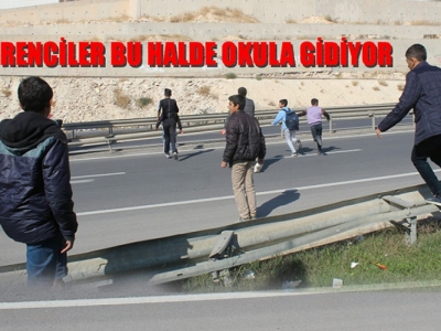 Öğrencilerin üst geçit hayali gelecek yıla kaldı!