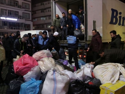 Trabzon, Ordu ve Giresun'dan depremzedelere yönelik yardım kampanyası