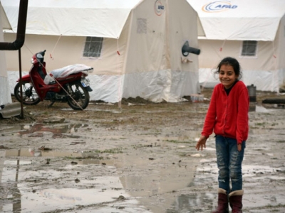 Deprem bölgesinde zor anlar!