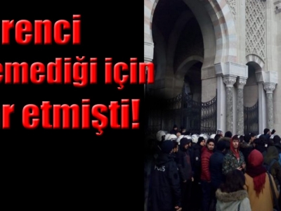 Arkadaşlarını anmak isteyen öğrencilere engel