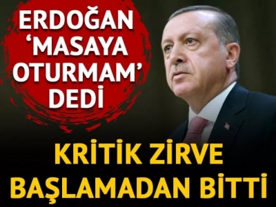 Sofya'da yapılacak 3'lü zirve başlamadan bitti