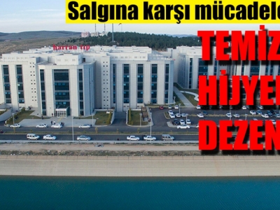 Üniversite hastanesinde tedbir elden bırakılmıyor