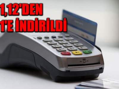 Kredi kartı faiz oranları düşürüldü