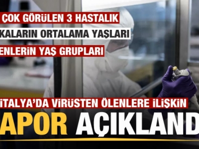 İtalya'da Covid-19'dan ölenlere ilişkin rapor açıklandı