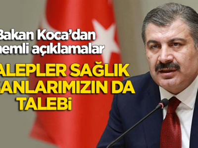 Bakan Fahrettin Koca açıklama yapıyor... CANLI