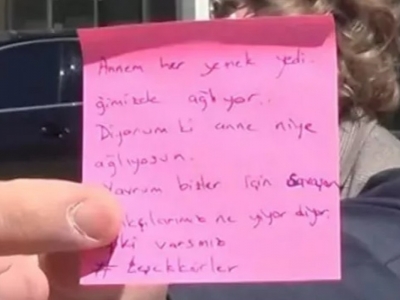 Sağlık çalışanlarını duygulandıran not!