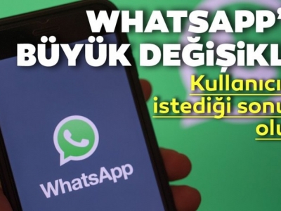 Kullanıcıların istediği sonunda oluyor!