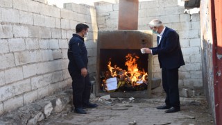 Urfa’da 100 Kilo Et Yakılarak İmha Edildi