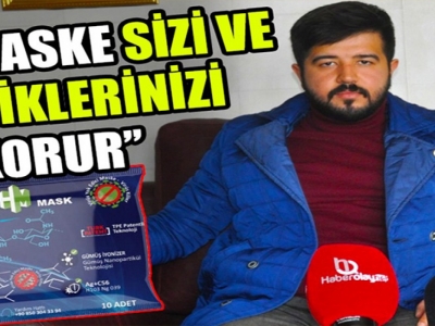 Virüs öldüren maske icat edildi