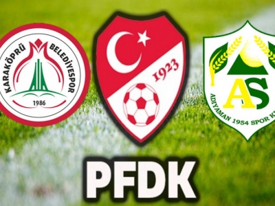 PFDK'dan Karaköprüspor’a ceza  