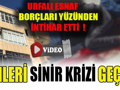 Urfalı esnaf intihar etti