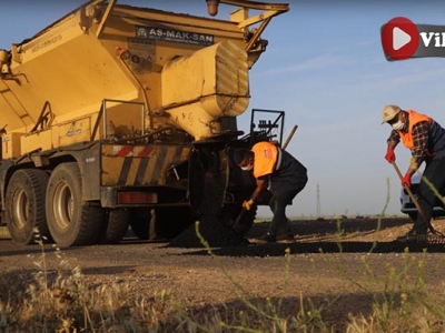 Viranşehir’de yol çalışmaları devam ediyor