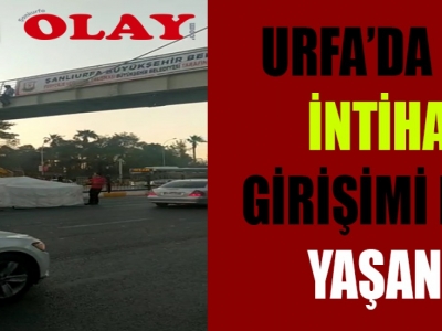 Urfa'da intihar girişi mi