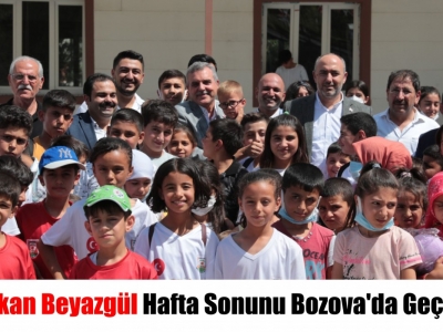 Başkan Beyazgül Hafta Sonunu Bozova'da Geçirdi.