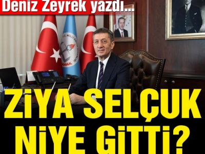 İşte Ziya Selçuk'un istifa nedeni!