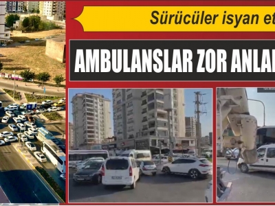 Urfa’da trafik ışıkları gitti, ortalık bir anda karıştı