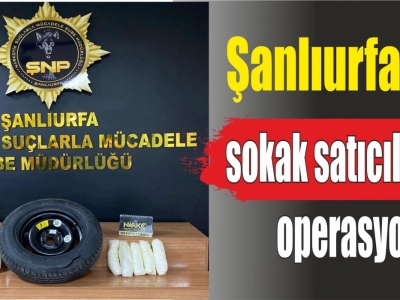 Urfa'da sokak satıcılarına operasyon... VİDEO