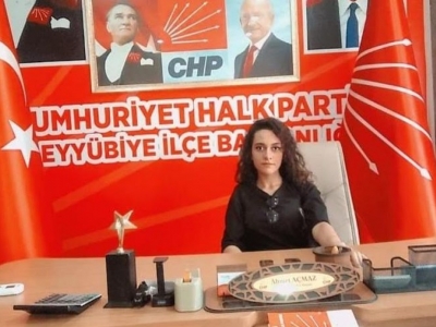 CHP Eyyübiye İlçe Kadın Kolları Başkanlığına Beyzanur Sandıkçı Getirildi