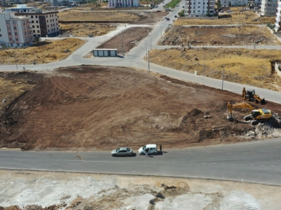 Karaköprüde yeni yeşil alanlar