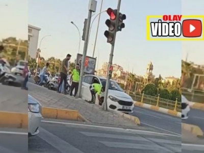 Urfa’da Yolda Kalan Vatandaşın Yardımına Polis Yetişti